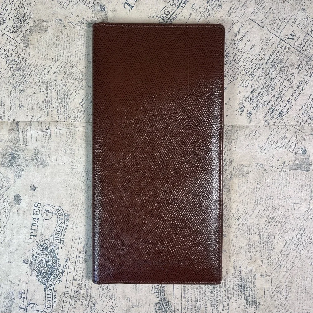 Gianfranco Lotti Firenze Made in Italy Snake Embossed Leather Passport Travel